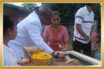 งานตั้งศาลพระพรหม คุณอร จังหวัดชลบุรี