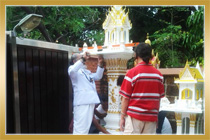 งานตั้งศาลพระภูมิบ้าน สท.คลองลัดหลวง จังหวัดสมุทรปราการ