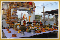 พิธียกพระพุทธรูปเก่าขึ้นแท่นประดิษฐ์ฐาน ณ วัดอารีราษฎร์  จังหวัดนครนายก